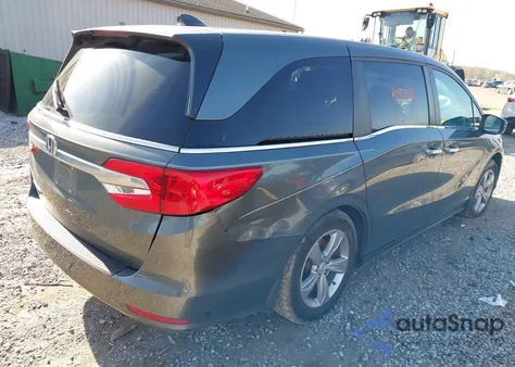 2018 Honda Odyssey Ex-L из США, поврежденный, VIN 5FNRL6H75JB068929